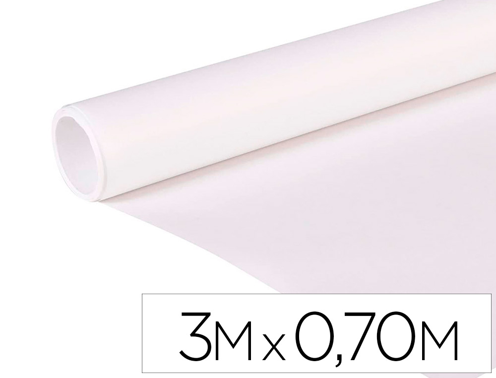ROULEAU PAPIER KRAFT CLAIREFONTAINE BLANC 65GR     3MX0,70M
