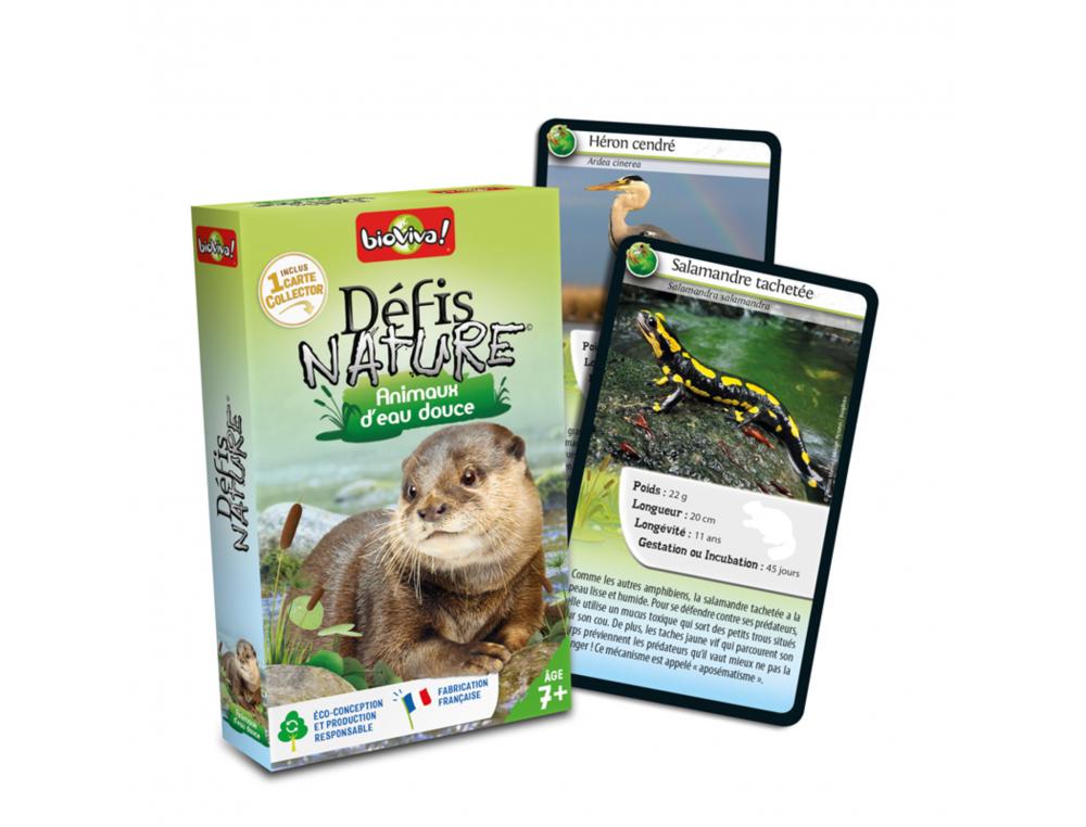 DEFIS NATURE BIOVIVA ANIMAUX D EAU DOUCE CARACTERISTIQUES  DES ANIMAUX 37 CARTES 1       LIVRET PEDAGOGIQUE 2 A 6