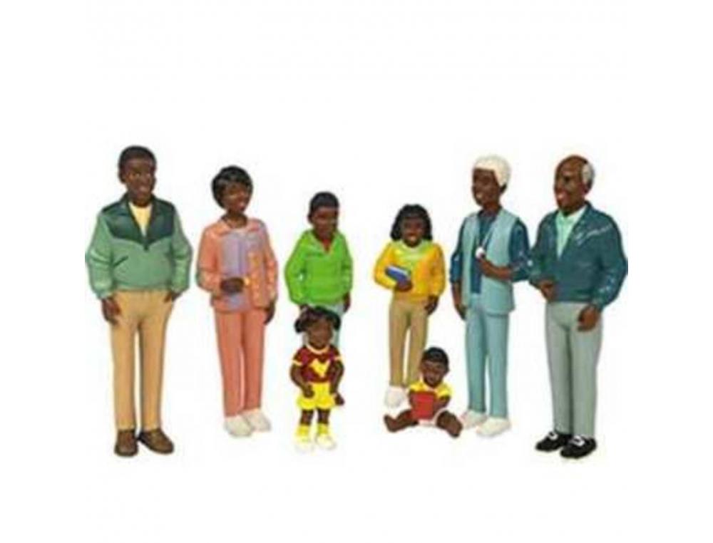 8 PERSONNAGES LA FAMILLE AFRICAINE MINILAND