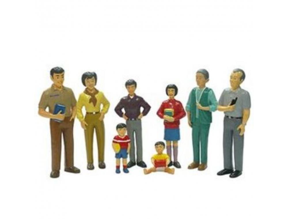 8 PERSONNES LA FAMILLE ASIATIQUE MINILAND