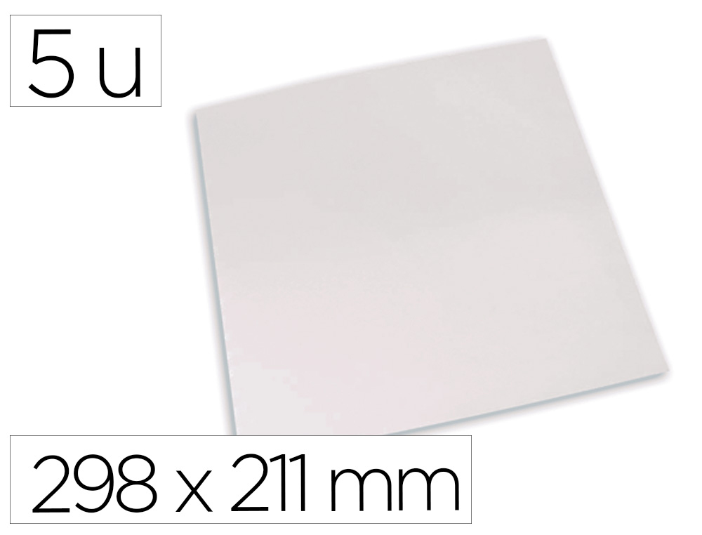 FEUILLES DE NETTOYAGE POUR PLASTIFIEUSE GBC EN CARTON    LOT DE 5