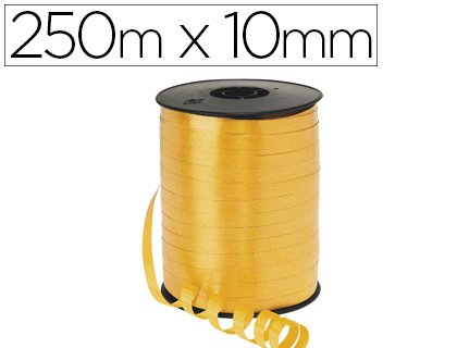 BOBINE BOLDUC MTALLIS 250MX10MM COLORIS OR